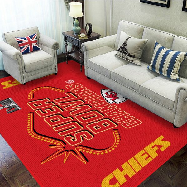 Kansas City Chiefs Rectangular Rug - TANTN 4483