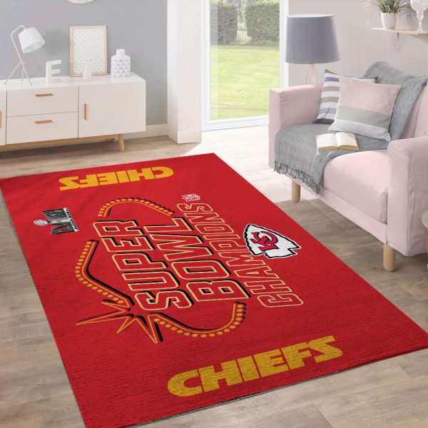 Kansas City Chiefs Rectangular Rug - TANTN 4483