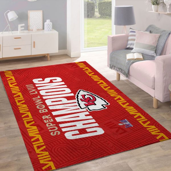 Kansas City Chiefs Rectangular Rug - TANTN 4492
