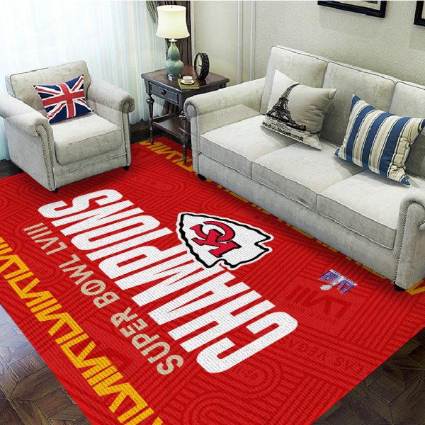 Kansas City Chiefs Rectangular Rug - TANTN 4492