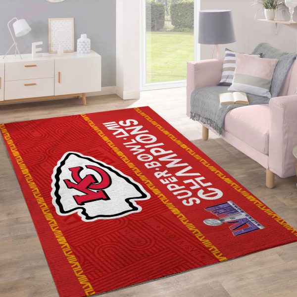 Kansas City Chiefs Rectangular Rug - TANTN 4696