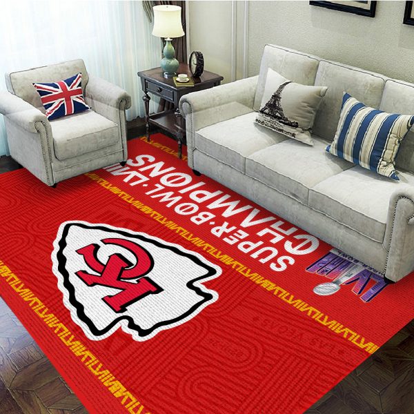 Kansas City Chiefs Rectangular Rug - TANTN 4696