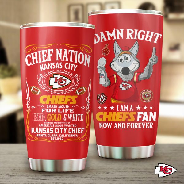 Kansas City Chiefs Tumbler Cup - TANTN 4445
