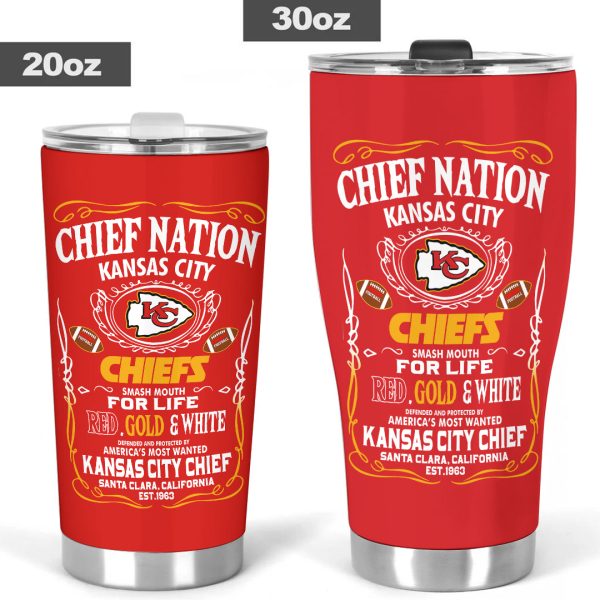 Kansas City Chiefs Tumbler Cup - TANTN 4445