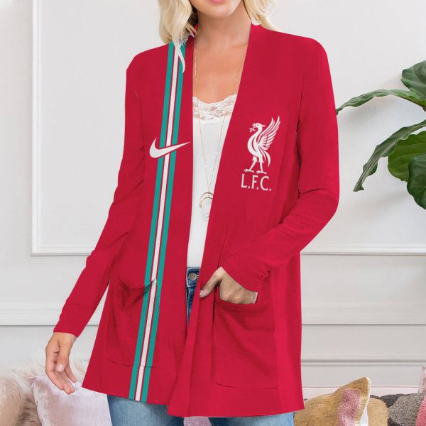 Liverpool FC Women’s Patch Pocket Cardigan – HOATT 4371