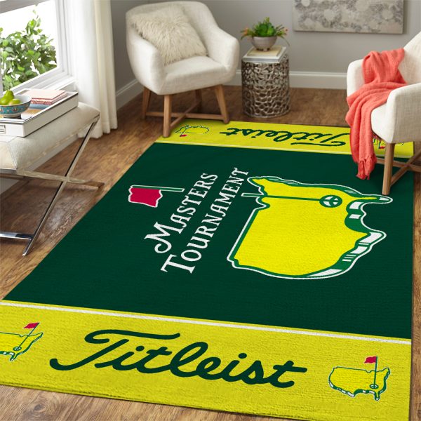 Golf Masters Tournament TITL Rectangular Rug - MAITM 5777