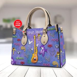 Personalized Prince Leather HandBag - VANDH 2457