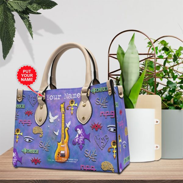 Personalized Prince Leather HandBag - VANDH 2457