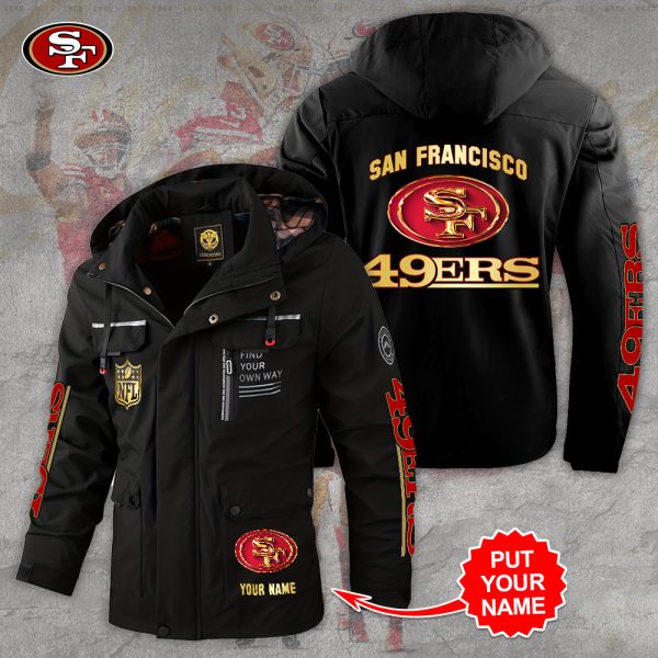 Personalized San Francisco 49ers 2D Parka Jacket - TANTN 4441