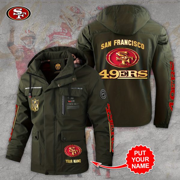 Personalized San Francisco 49ers 2D Parka Jacket - TANTN 4441