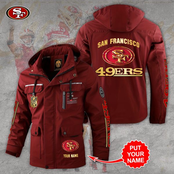 Personalized San Francisco 49ers 2D Parka Jacket - TANTN 4441