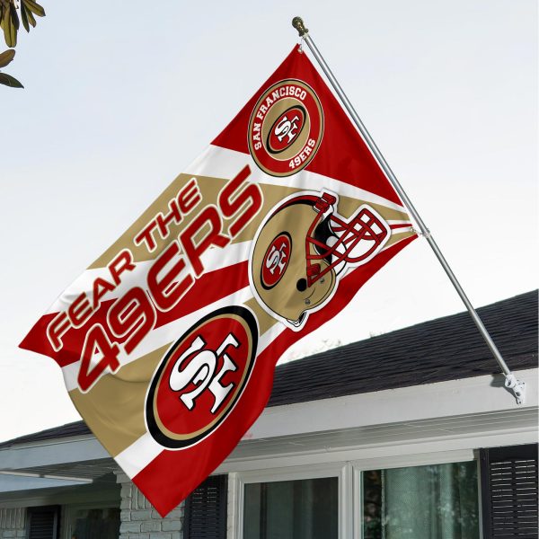 San Francisco 49ers 3D House Flag - TANTN 4422