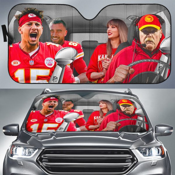 Taylor Swift x Kansas City Chiefs Auto Sun Shade - MAITM 5786
