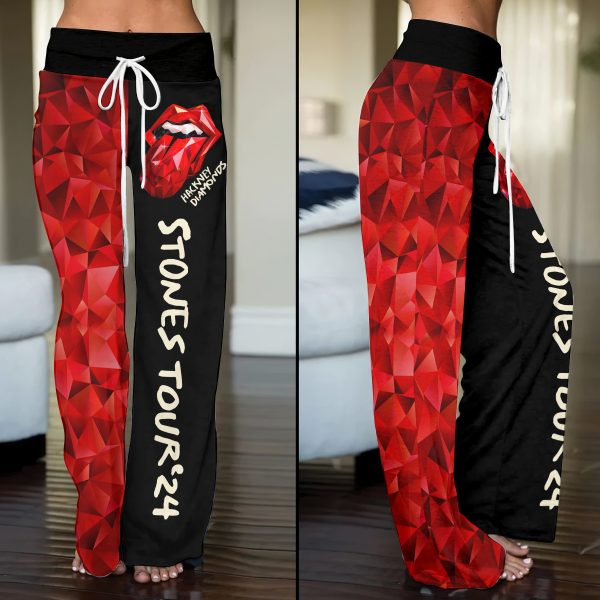 The Rolling Stones High-Waisted Straight-Leg Trousers - MAITM 5904