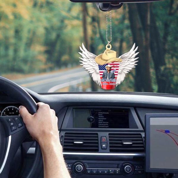 Toby Keith Custom Shape 2-sided Acrylic Car Ornament - MAITM 5900