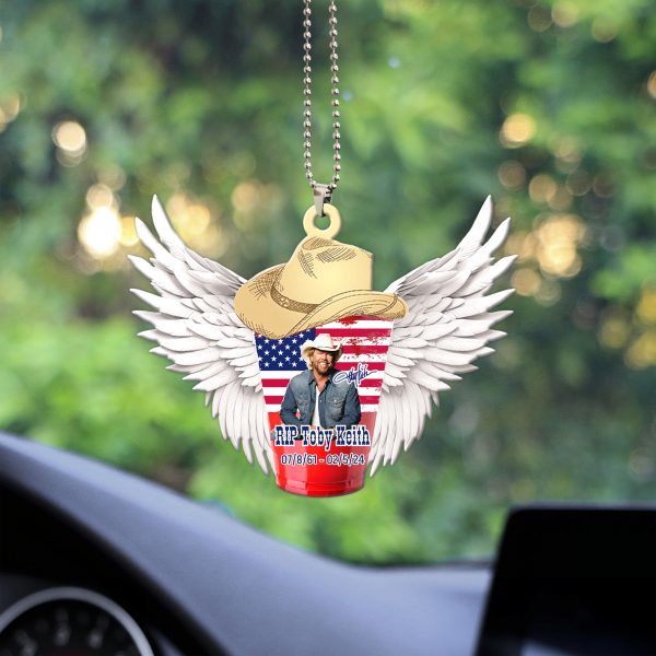 Toby Keith Custom Shape 2-sided Acrylic Car Ornament - MAITM 5900