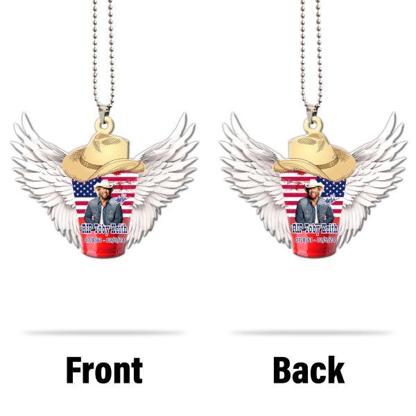Toby Keith Custom Shape 2-sided Acrylic Car Ornament - MAITM 5900