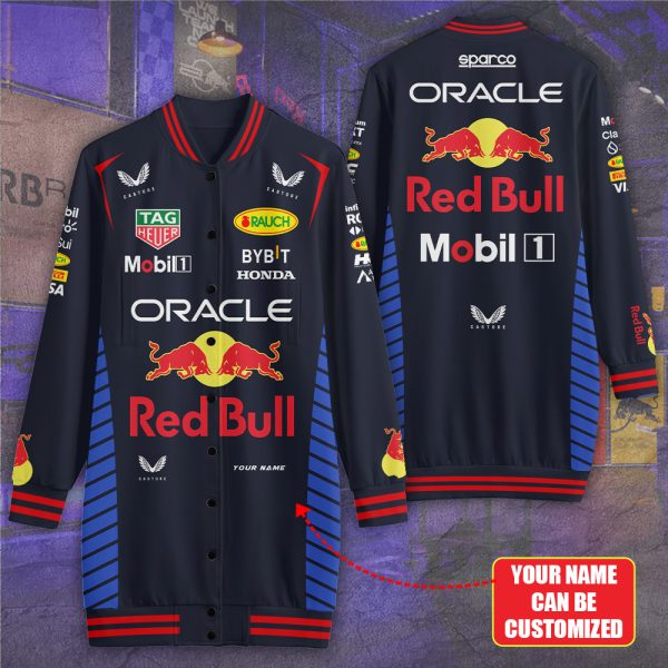Personalized Red Bull Racing F1 3D Women's Long Jersey - TANTN 4507