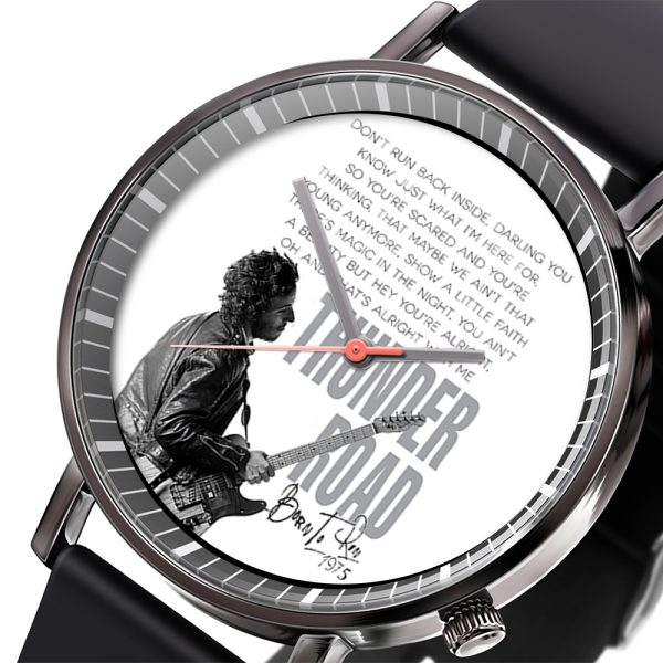 Bruce Springsteen Black Leather Watch - TANTN 4904