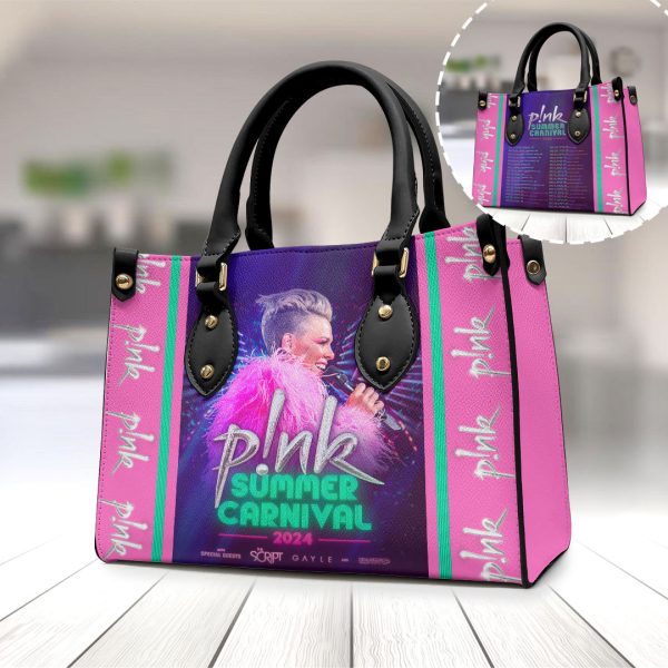 P!nk Leather HandBag - MAITM 5939