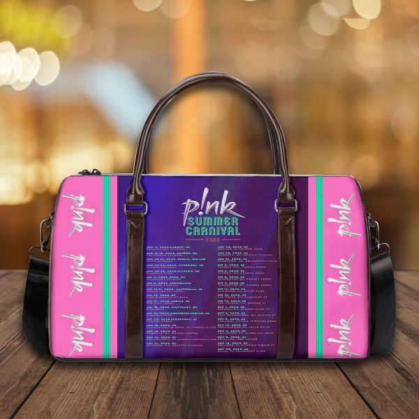 P!nk Leather Duffle Bag - MAITM 6061