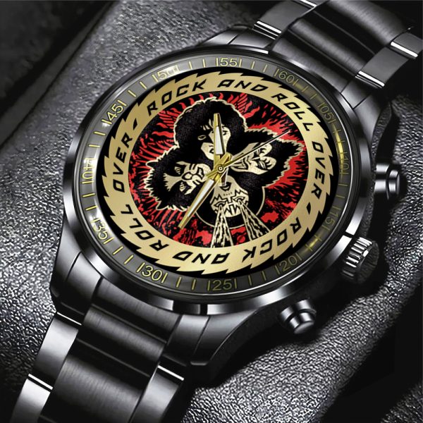 Kiss Band Black Stainless Steel Watch - MAITM 6191