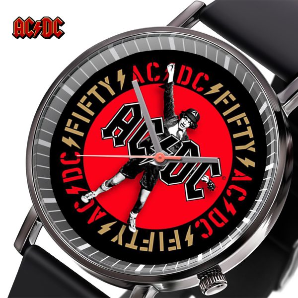 Rock Music Black Leather Watch - TANTN 4707