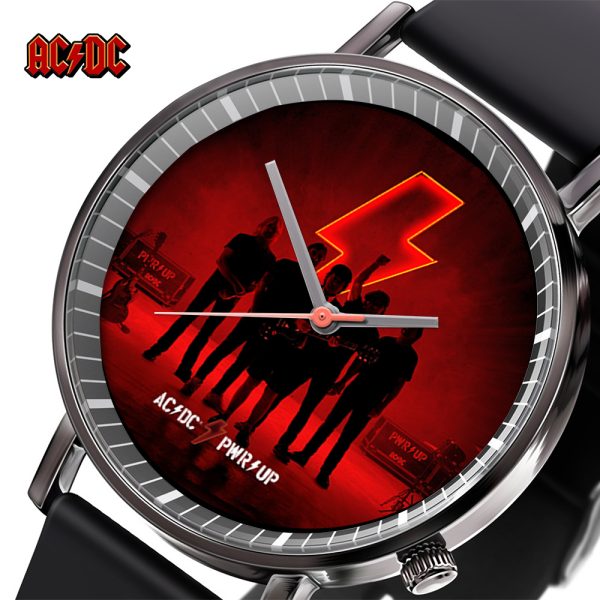 Rock Music Black Leather Watch - TANTN 4708