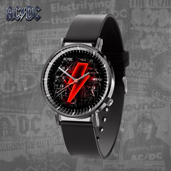 Rock Music Black Leather Watch - TANTN 4761