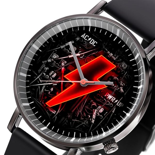 Rock Music Black Leather Watch - TANTN 4761