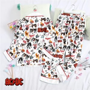 Rock Music Button Down Pajamas Set – TANTN 4743