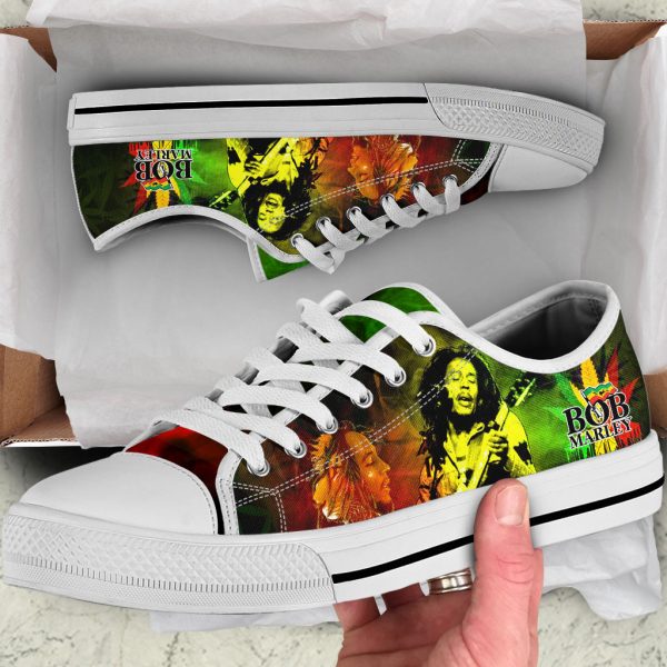 Bob Marley Low Top Canvas Shoes - ANHNV 3865