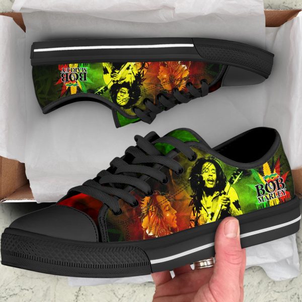 Bob Marley Low Top Canvas Shoes - ANHNV 3865