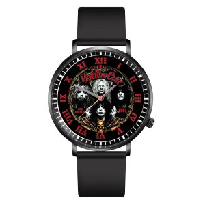 Mötley Crüe Black Leather Watch - ANHNV 3898
