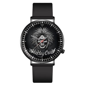 Mötley Crüe Black Leather Watch - ANHNV 3899