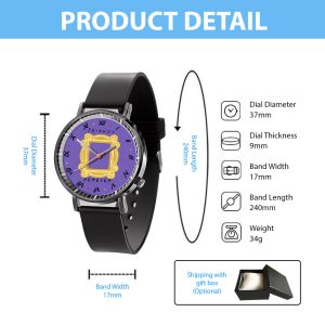 Friends Black Leather Watch - ANHNV 3901
