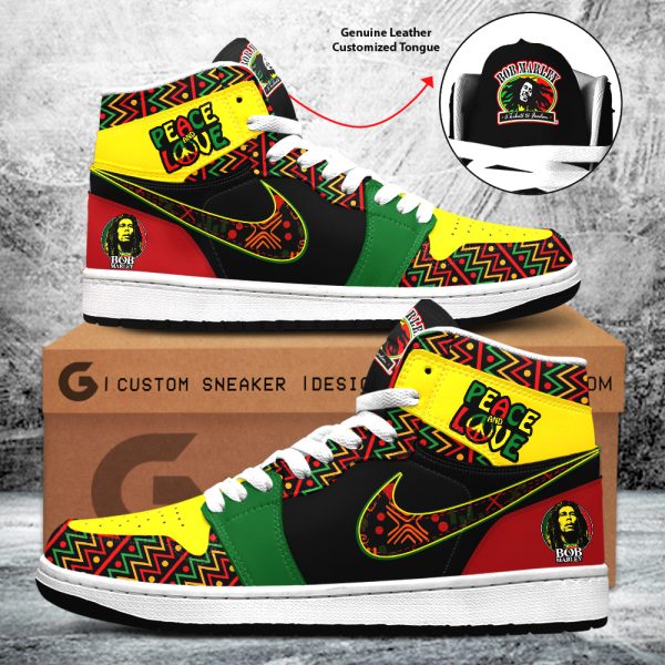 Bob Marley AJ 1 Sneaker - ANHNV 3931