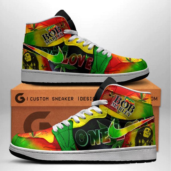 Bob Marley AJ 1 Sneaker - ANHNV 3934
