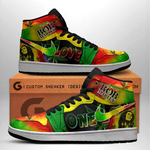 Bob Marley AJ 1 Sneaker - ANHNV 3934