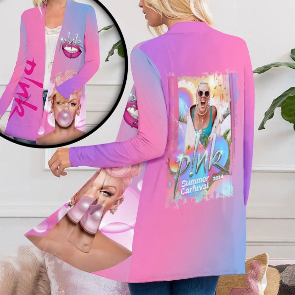 P!nk Women’s Patch Pocket Cardigan – ANHNV 3941