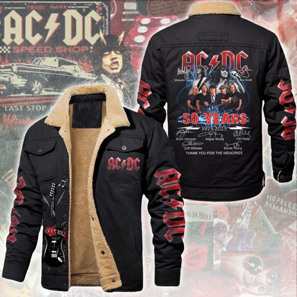 Rock Music 2D Winter Fleece Jacket - ANHNV 3953