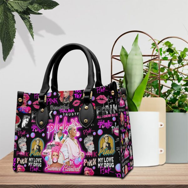 P!nk Leather HandBag - ANHNV 4031