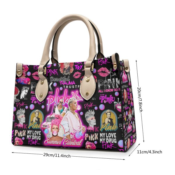 P!nk Leather HandBag - ANHNV 4031