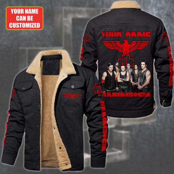 Personalized Rammstein 2D Winter Fleece Jacket - ANHNV 4039