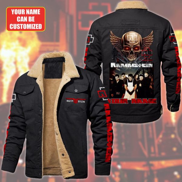 Personalized Rammstein 2D Winter Fleece Jacket - ANHNV 4040