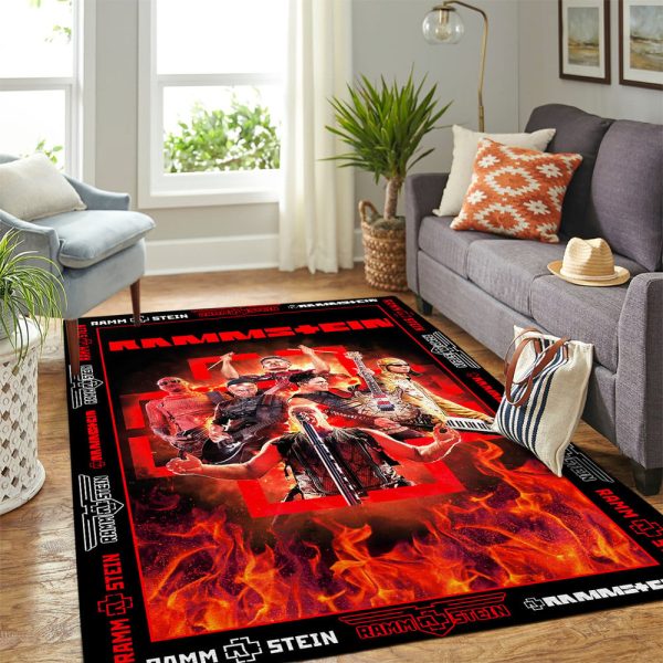 Rammstein Rectangular Rug - ANHNV 4051