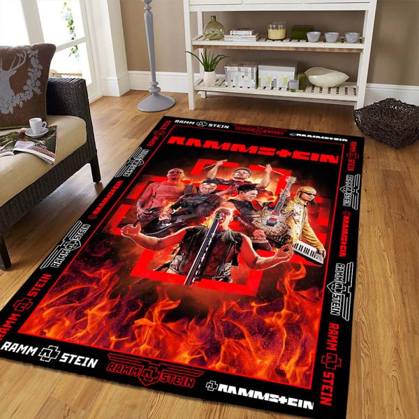 Rammstein Rectangular Rug - ANHNV 4051