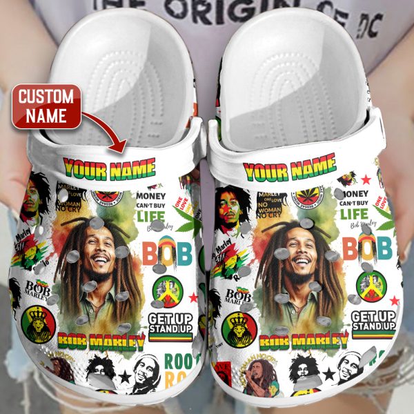 Personalized Bob Marley Custom Crocs - ANHNV 4077