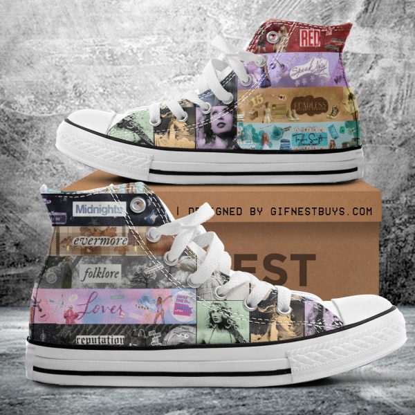 Taylor Swift High Top Canvas Shoes - ANHNV 4121