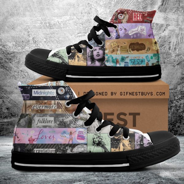 Taylor Swift High Top Canvas Shoes - ANHNV 4121